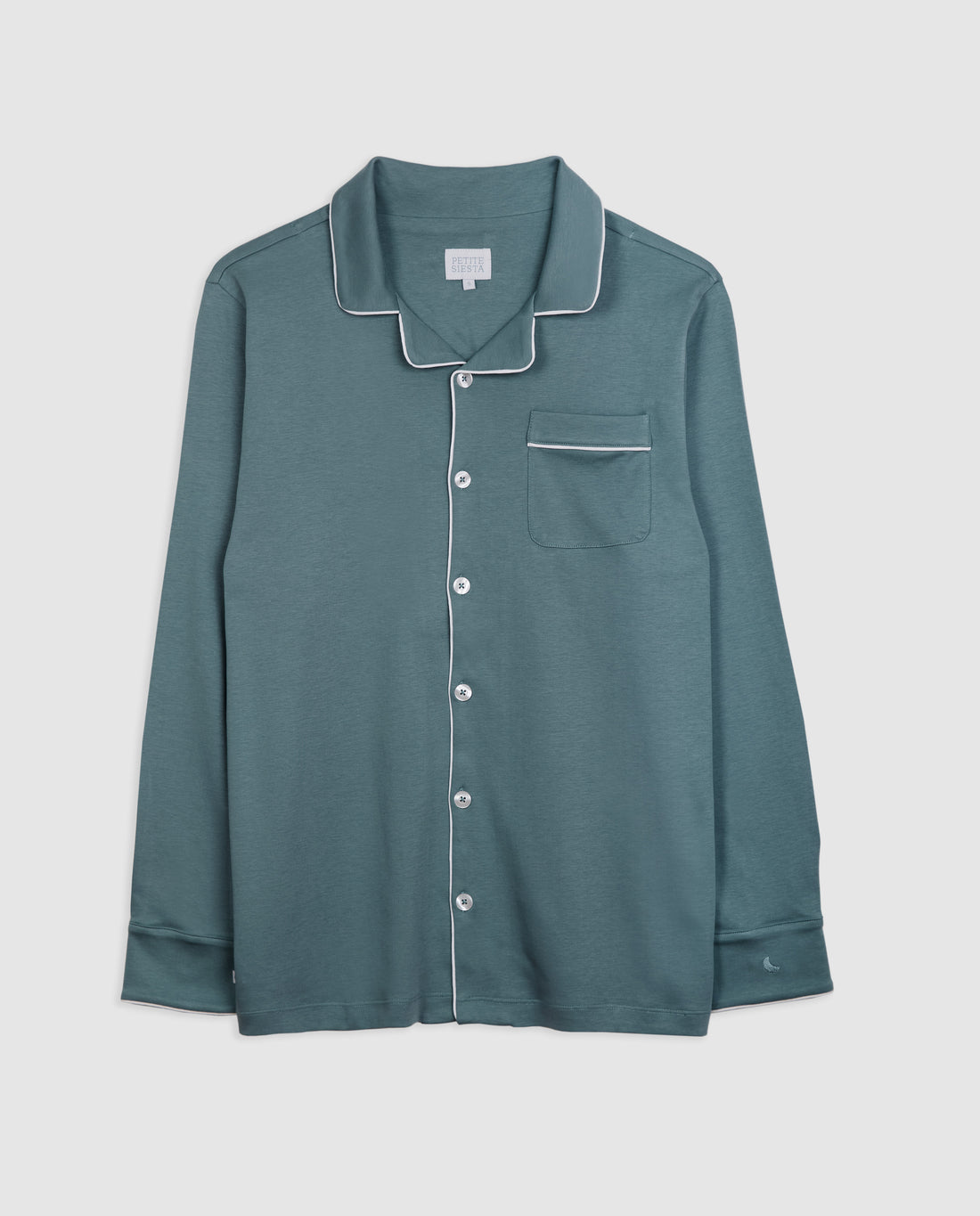 Pyjama chemise bleu foncé pour homme