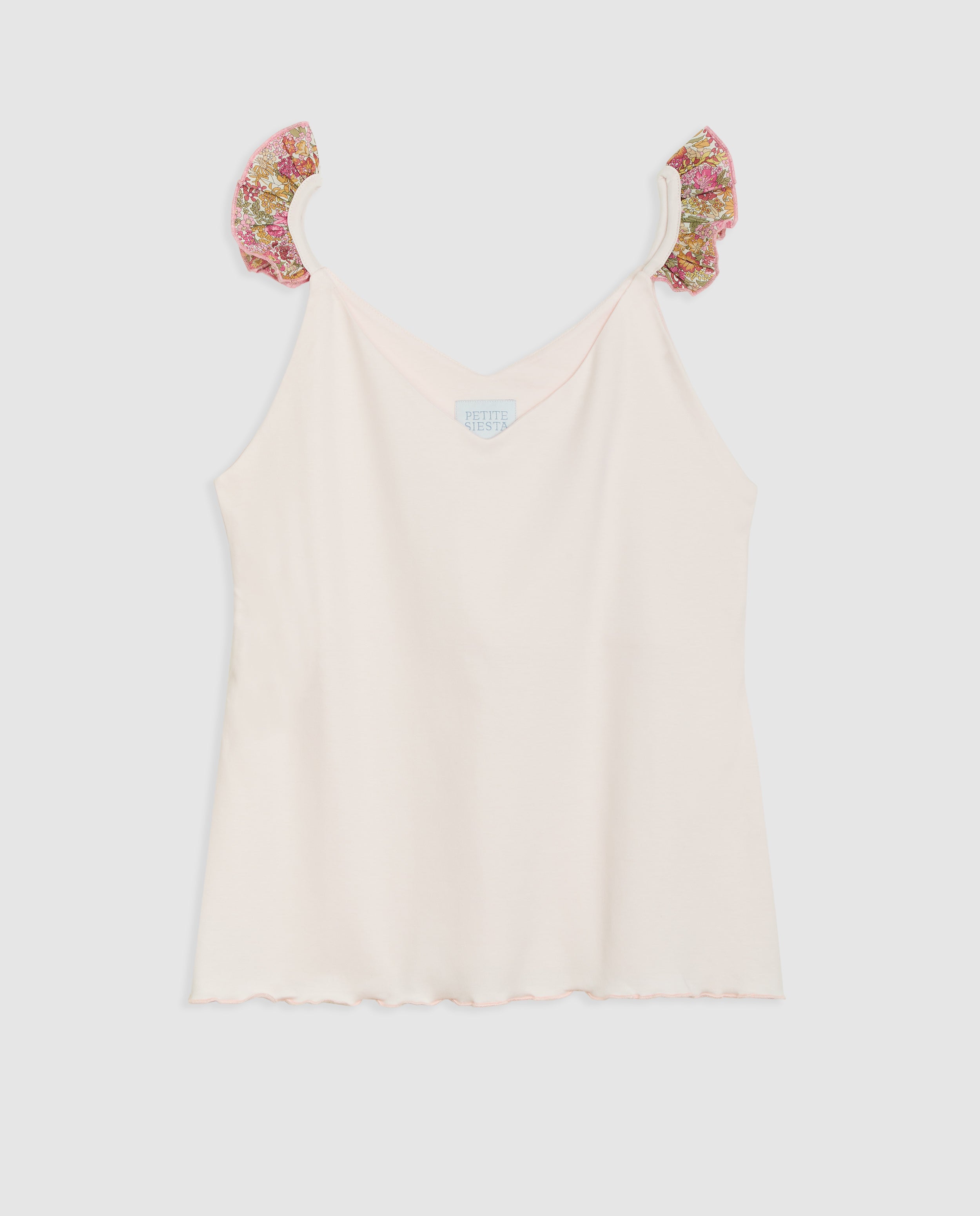 Pijama Mujer Volantes Liberty Annie Corto