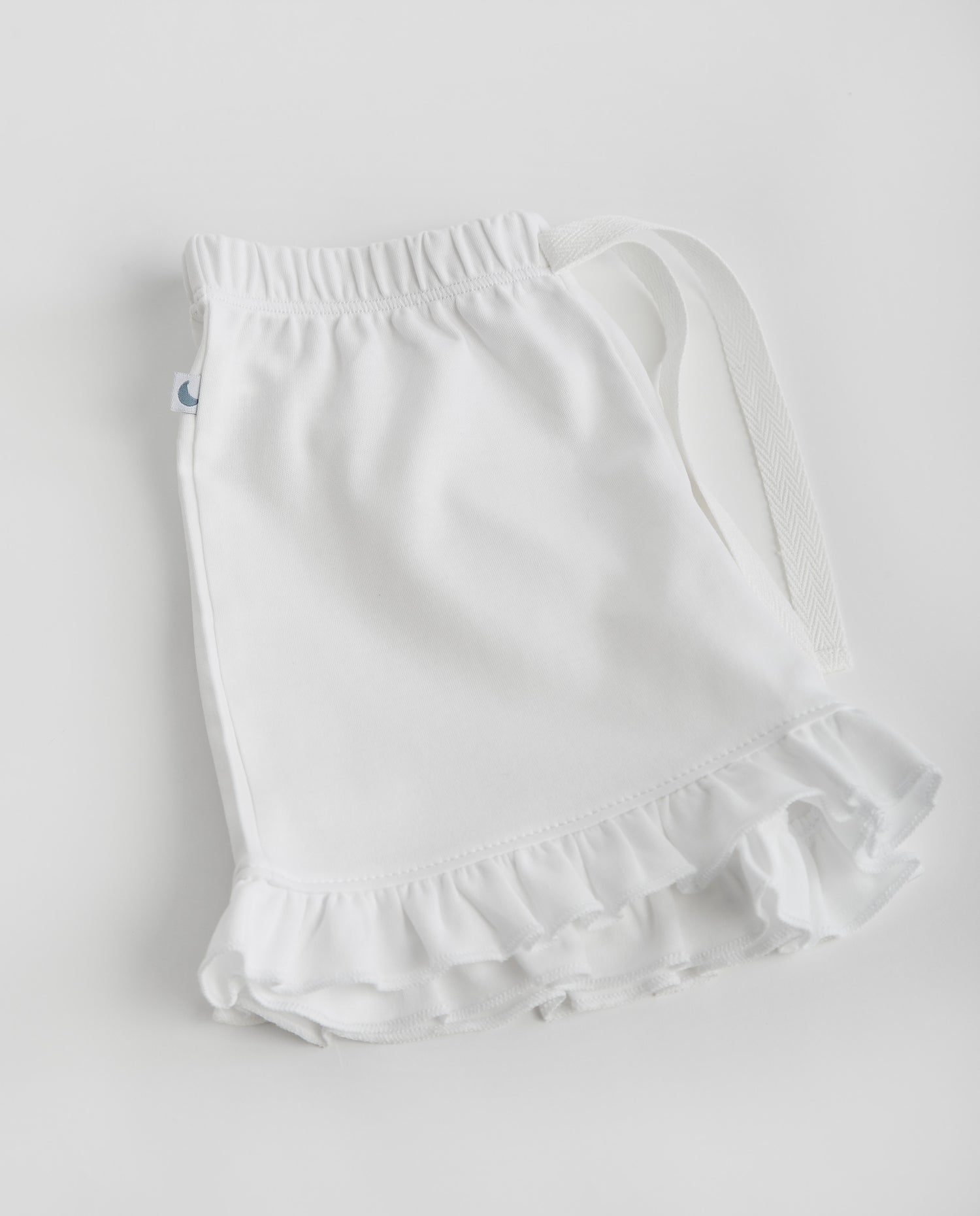 Kids Pajamas with Ruffles and Short Embroidered Strips