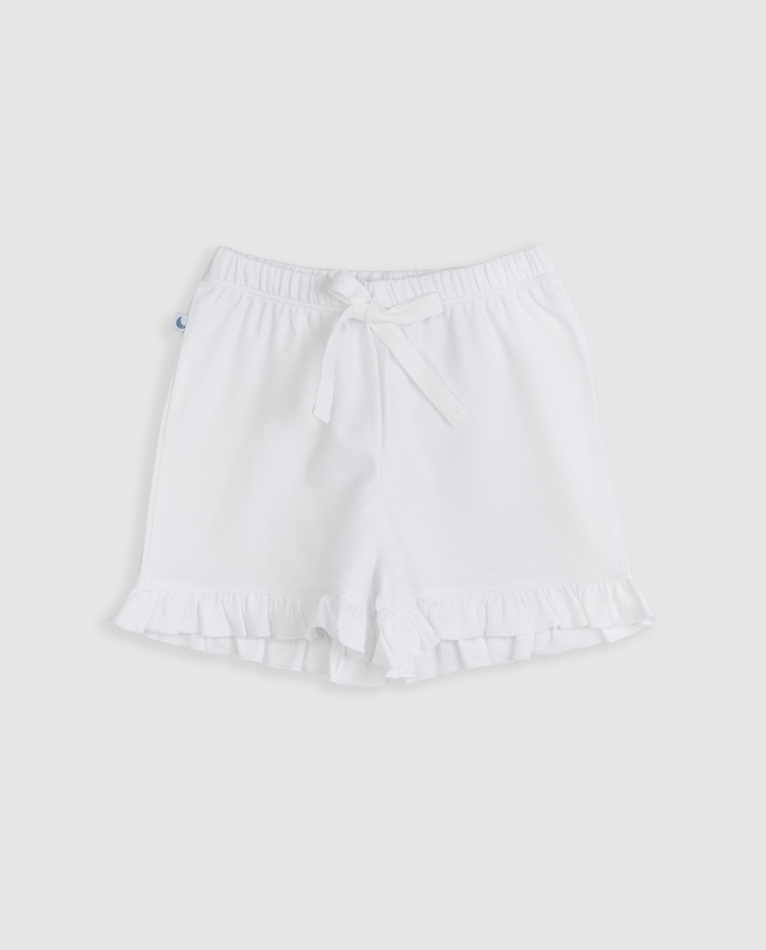 Kids Pajamas with Ruffles and Short Embroidered Strips