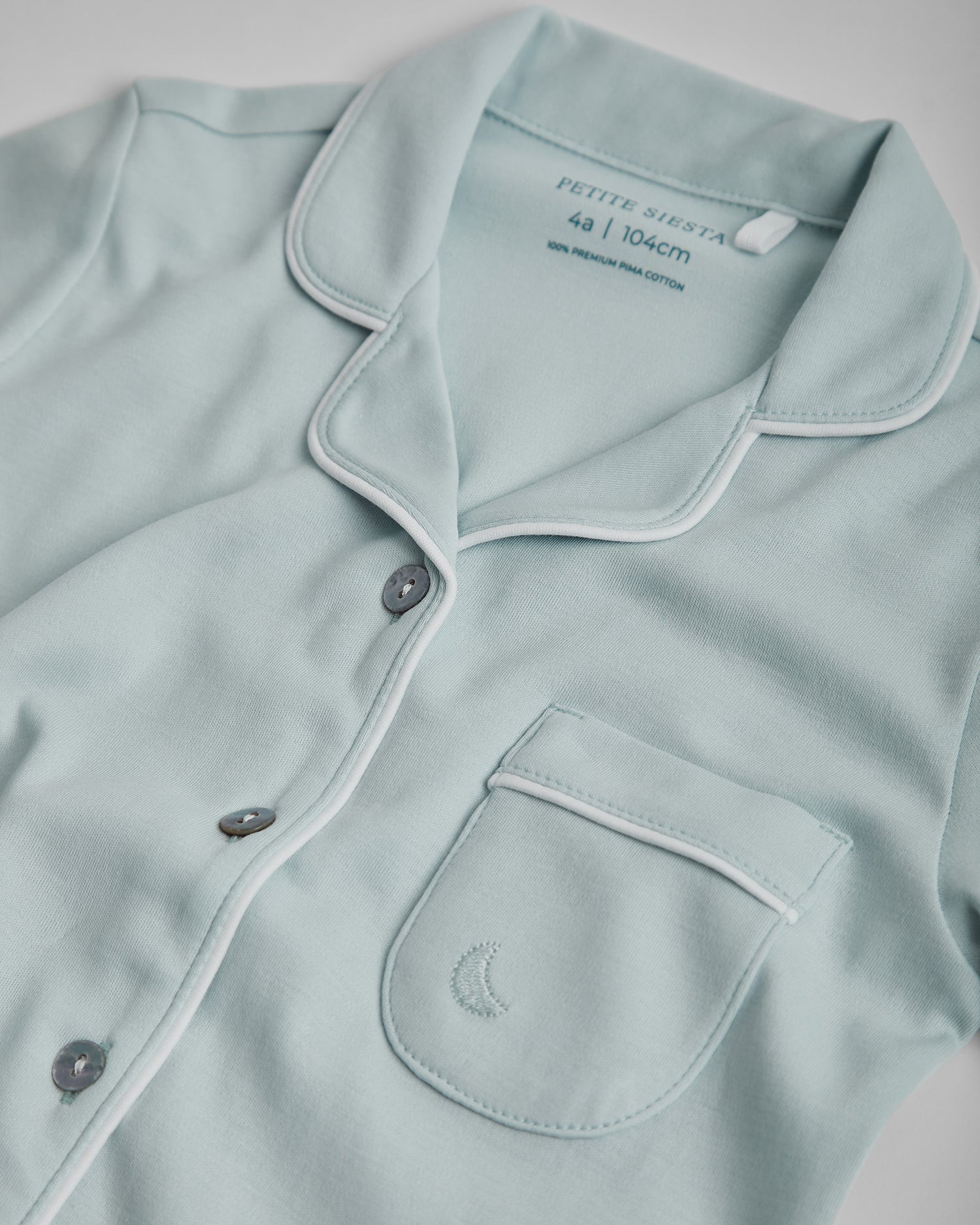 Kids Blue Shirt Pajamas