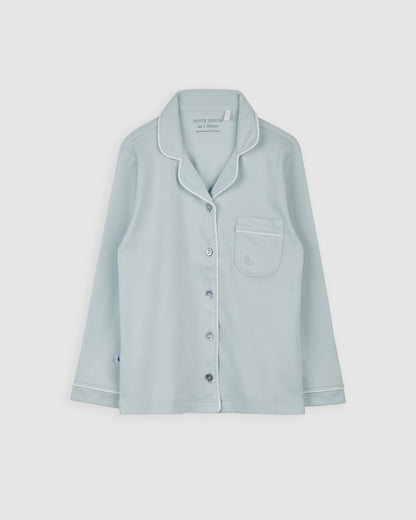 Kids Blue Shirt Pajamas