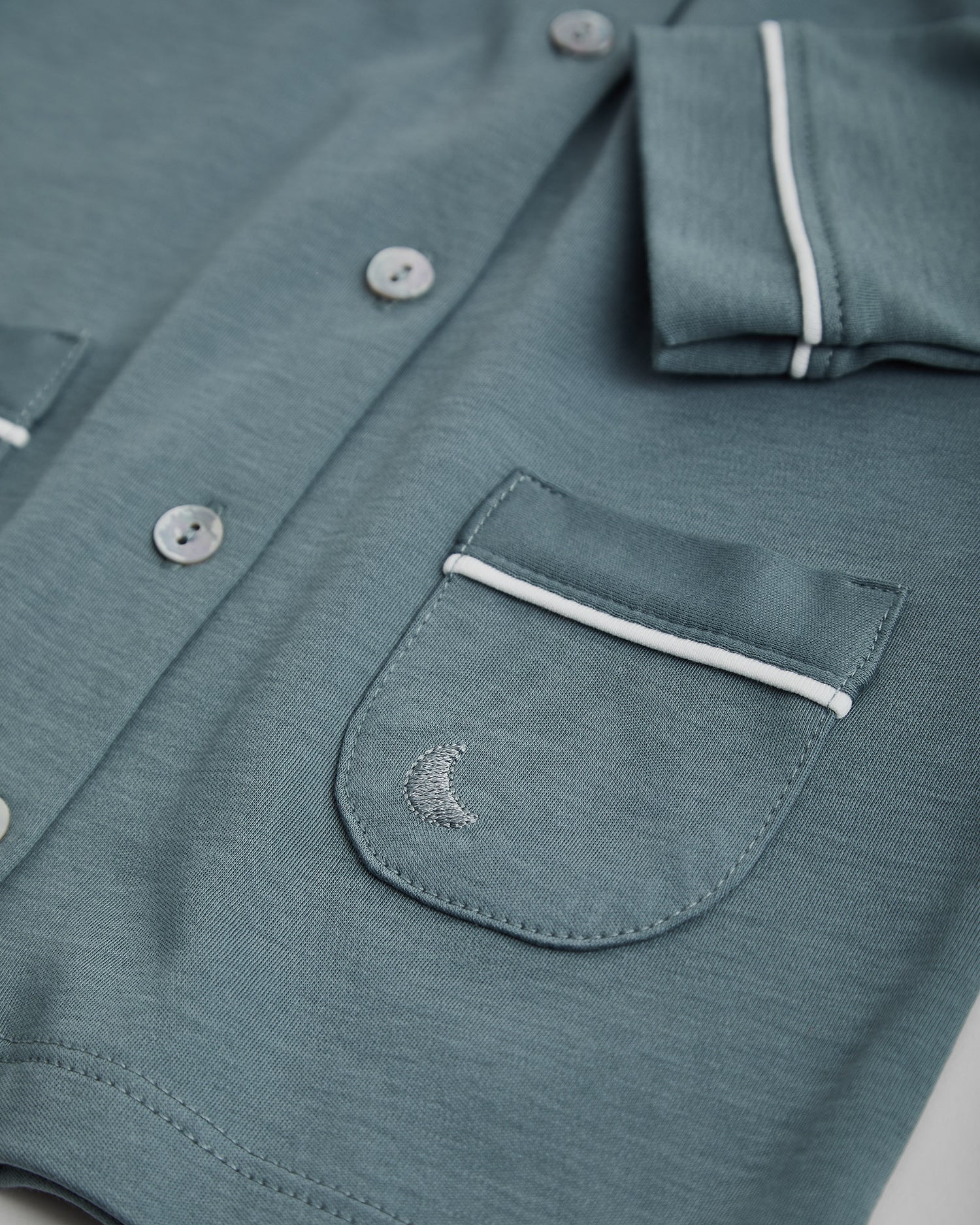Kids Pajamas Shirt Deep Blue