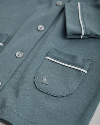 Kids Pajamas Shirt Deep Blue