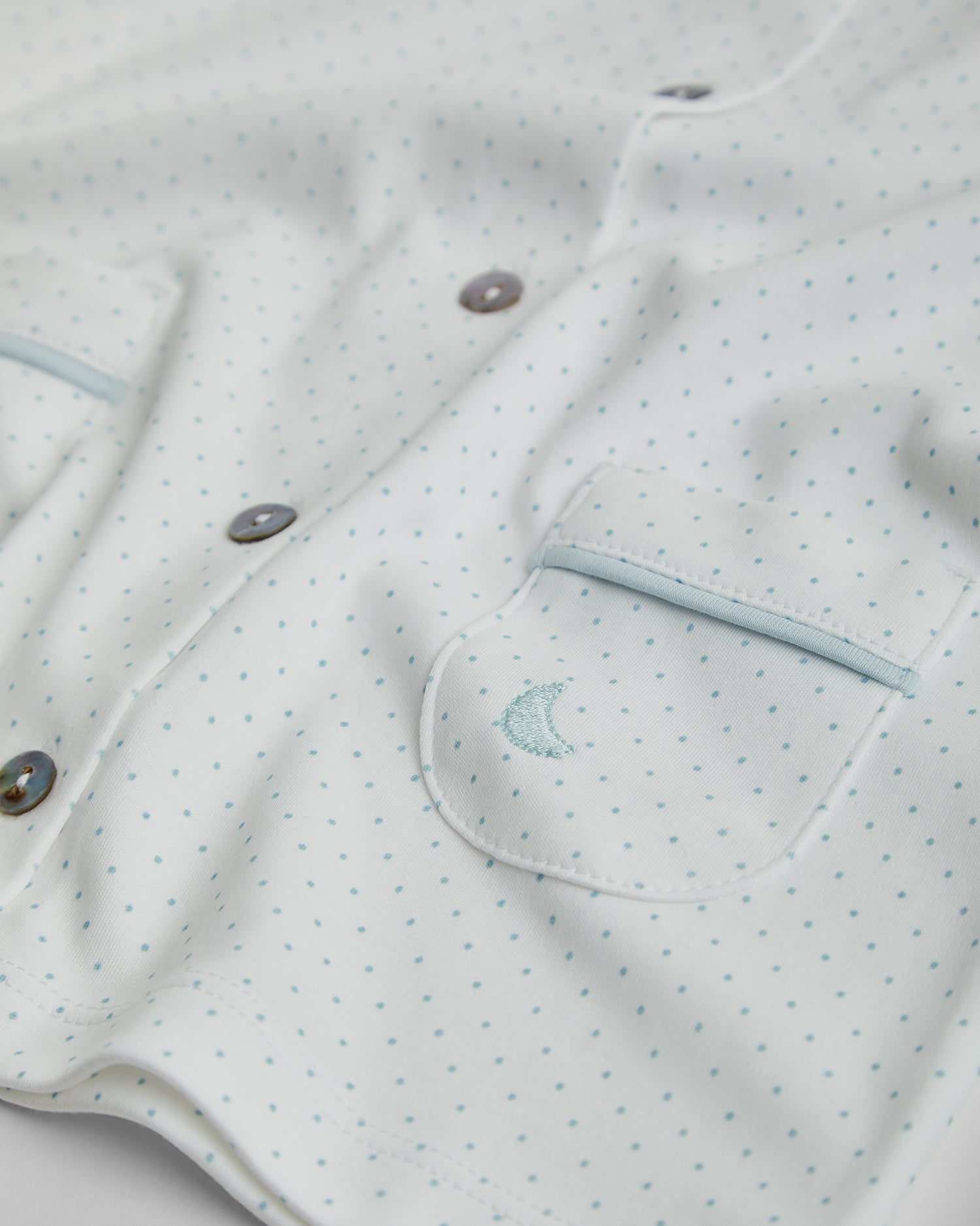 Pijama Kids Camisero Puntos Azules