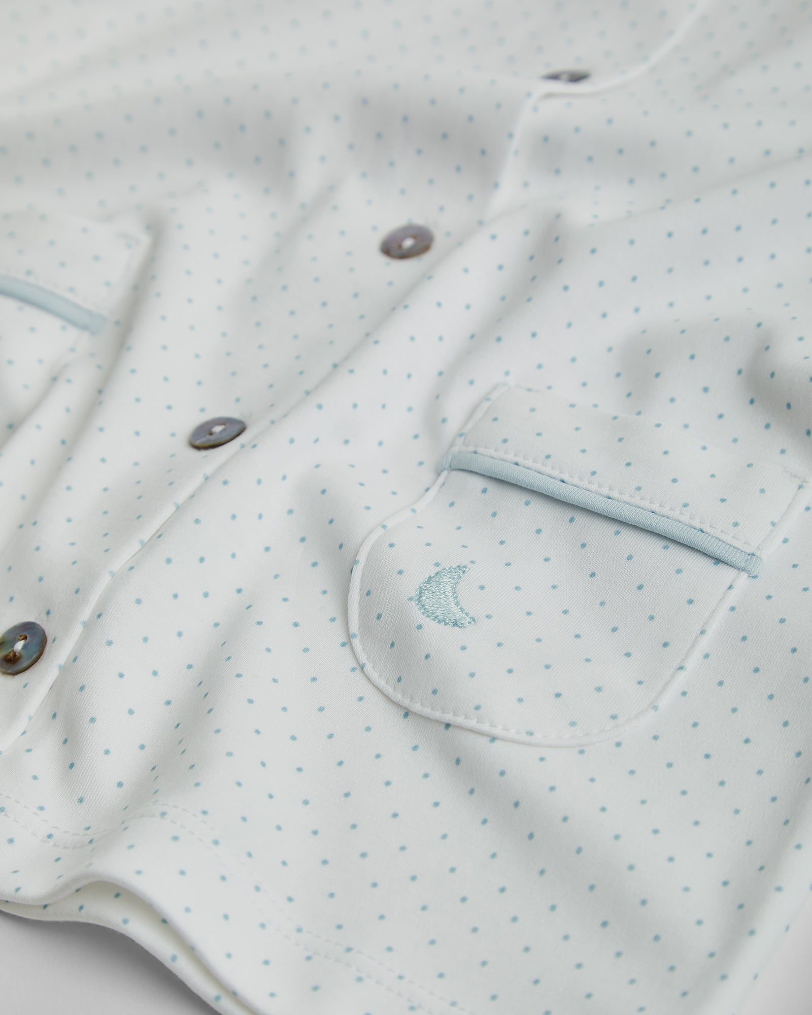 Pijama Kids Camisero Puntos Azules