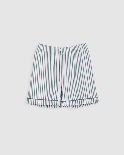 Pijama Kids Rayas Deep Blue Corto