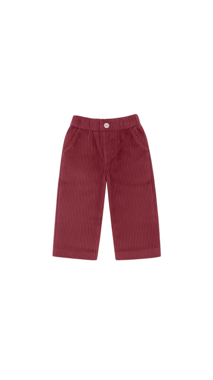 Pantalon Pana Burdeos
