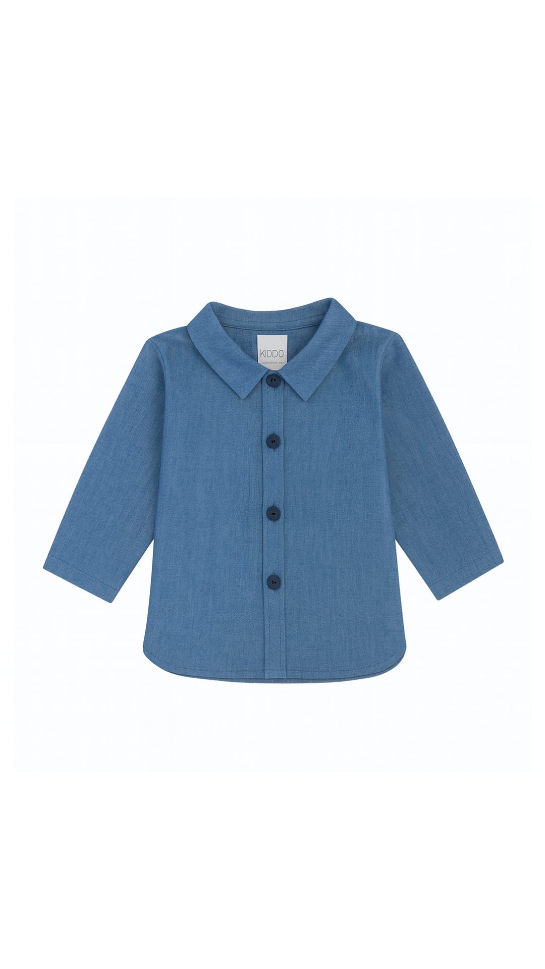 Camisa Denim Cuello Pala