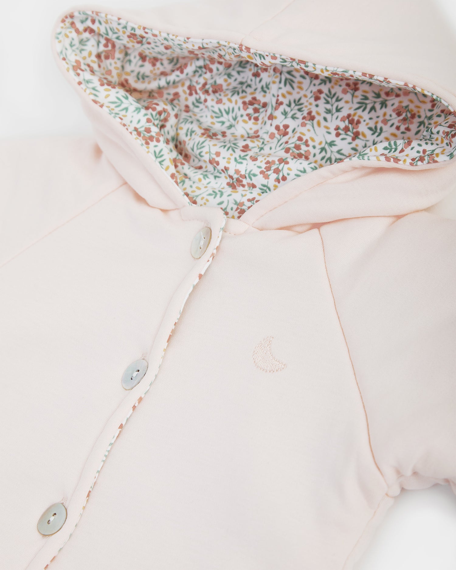 Pink/Flower Reversible Sweatshirt