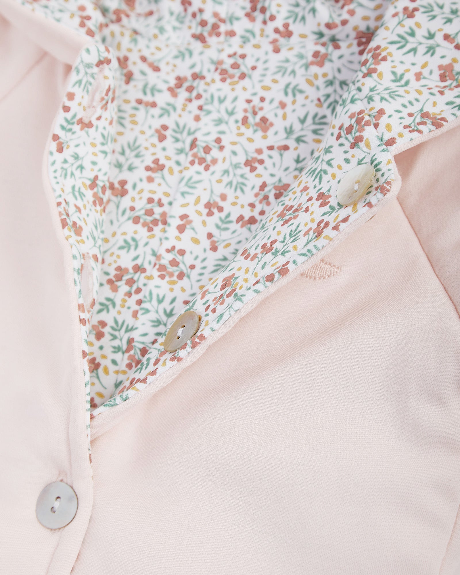 Pink/Flower Reversible Sweatshirt