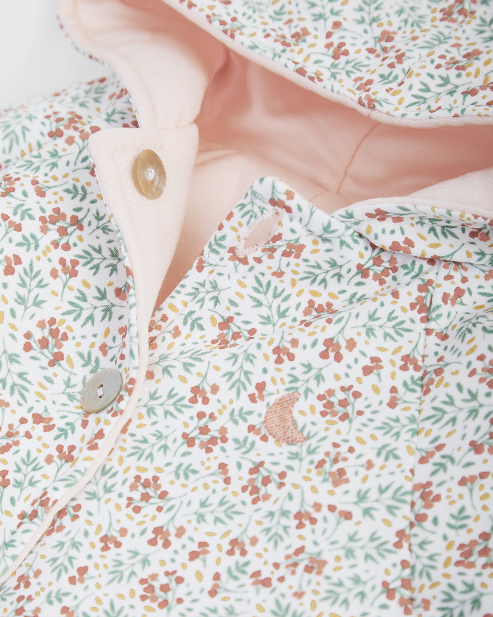 Pink/Flower Reversible Sweatshirt