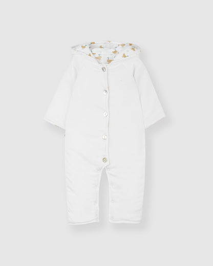 Buzo Reversible Blanco/Patos