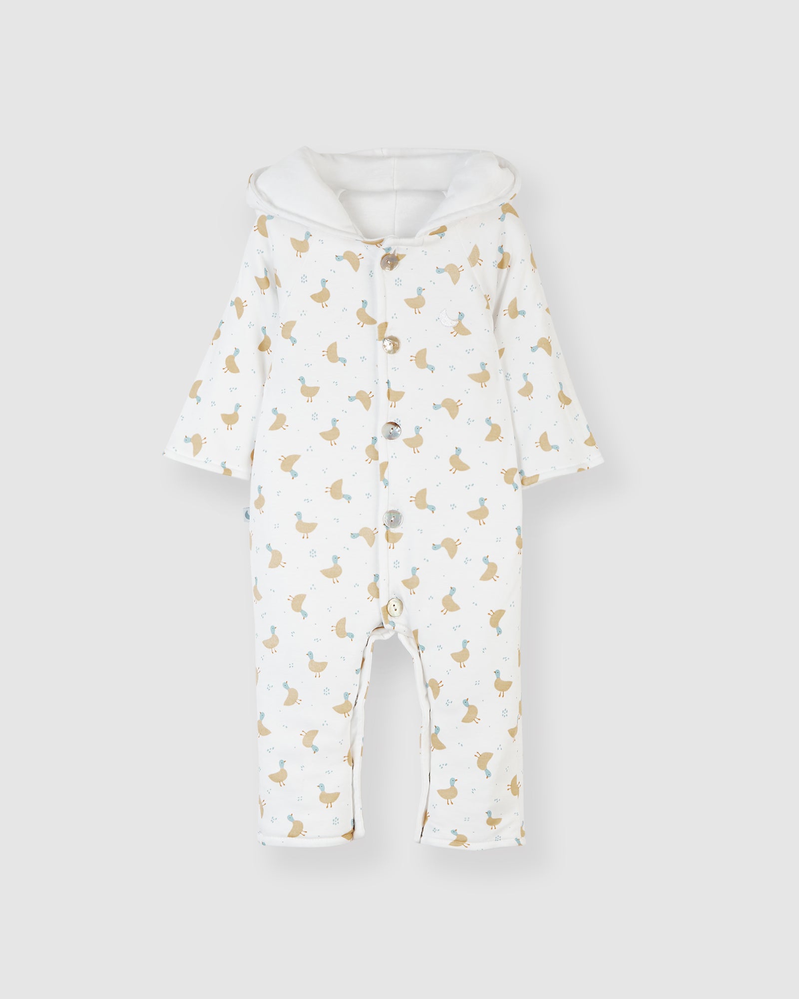Buzo Reversible Blanco/Patos