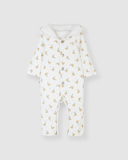 Buzo Reversible Blanco/Patos
