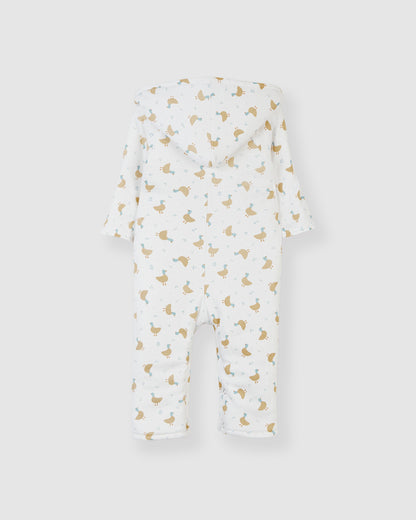 Buzo Reversible Blanco/Patos