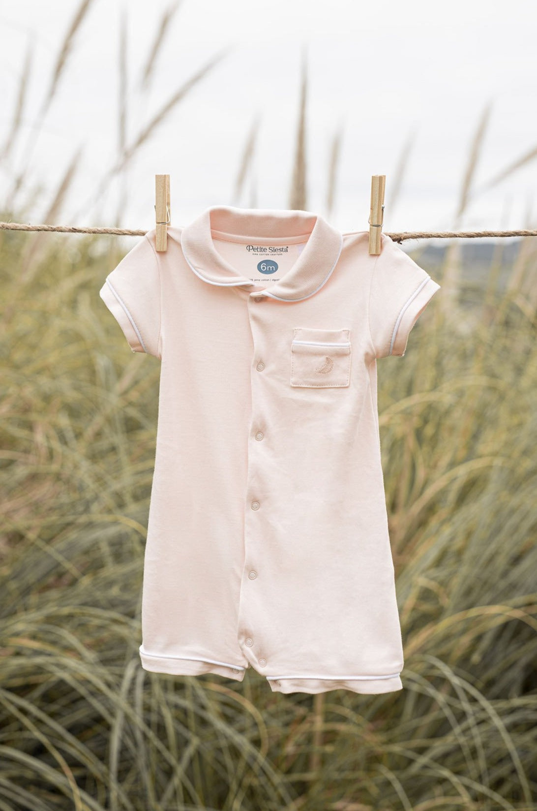 Short Pink Baby Shirt Pajamas 