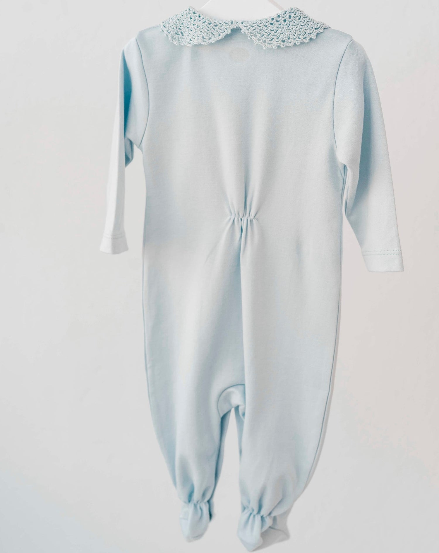 Pijama Bebé Crochet Azul