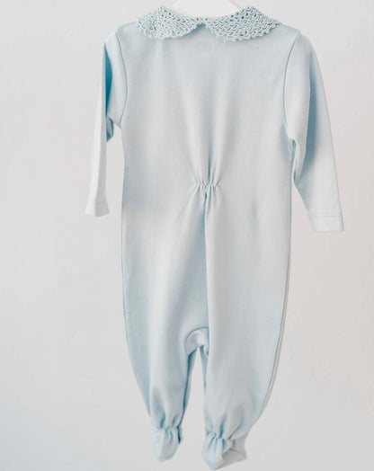 Pijama Bebé Crochet Azul