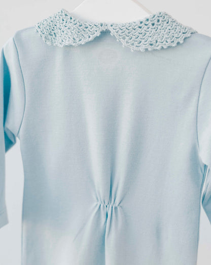 Pijama Bebé Crochet Azul