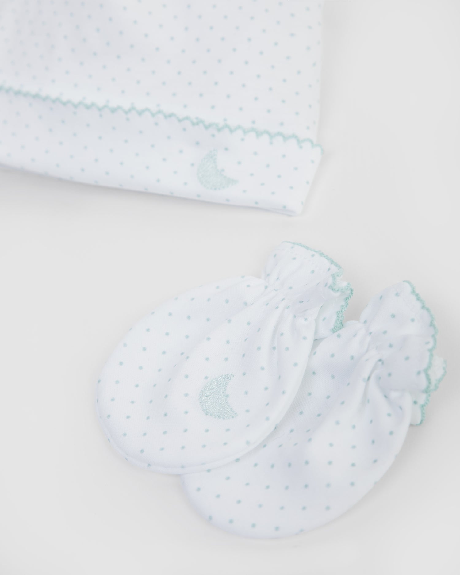 Pack Gorrito y Manoplas - Puntos Azules