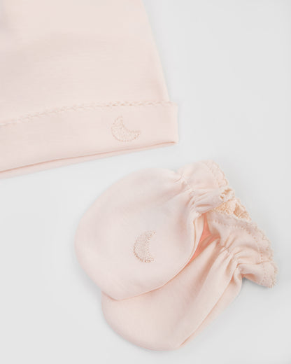 Pack Gorrito y Manoplas - Rosa