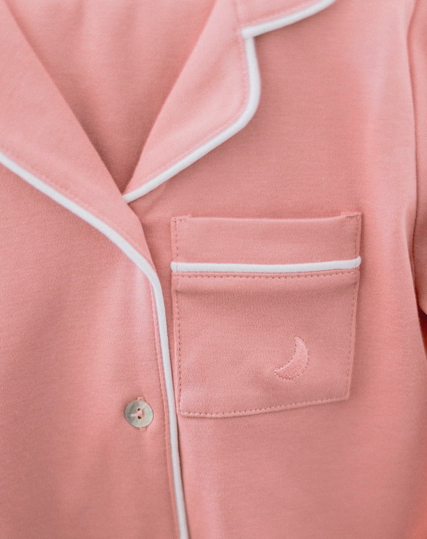 Chemise de nuit corail et baies pour enfants