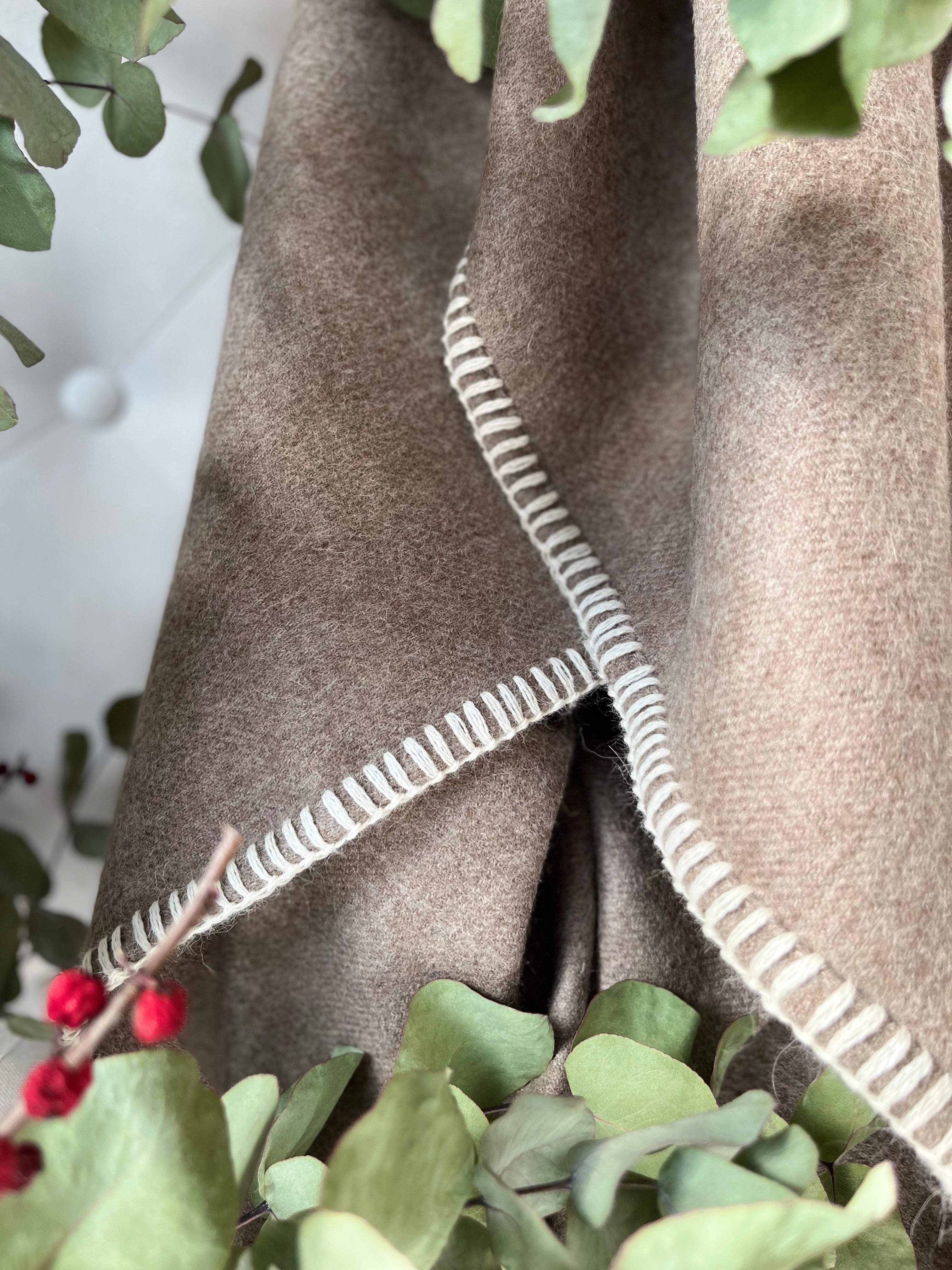 Manta Baby Alpaca Beige Tostado