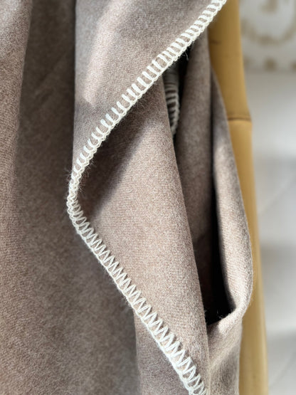 Manta Baby Alpaca Beige Tostado